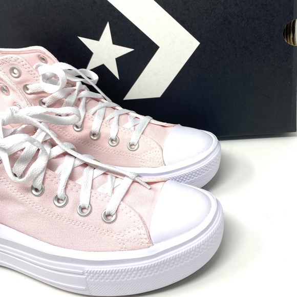 Converse Chuck Taylor Move Platform Canvas Pink Shoes Kid Women Sneakers A03629C - Picture 8 of 11